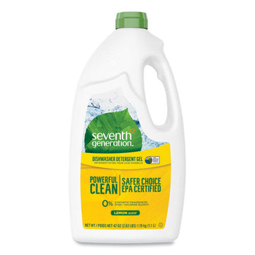 Seventh Generation® Natural Automatic Dishwasher Gel, Lemon, 42 Oz Bottle, 6-carton freeshipping - TVN Wholesale